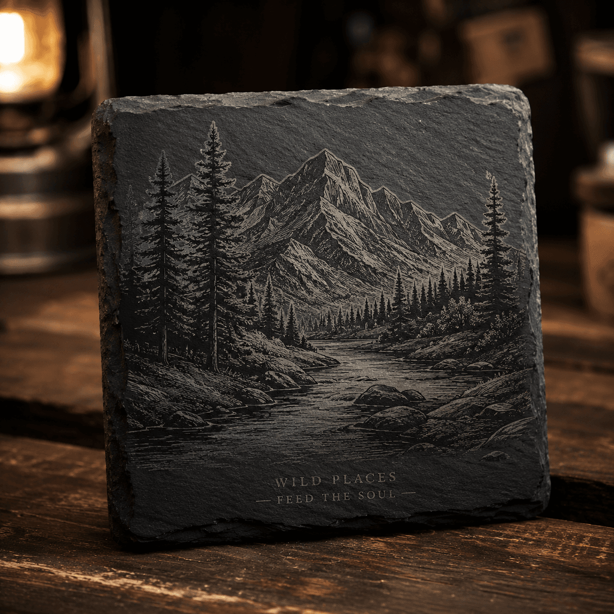 MDF engraving sample